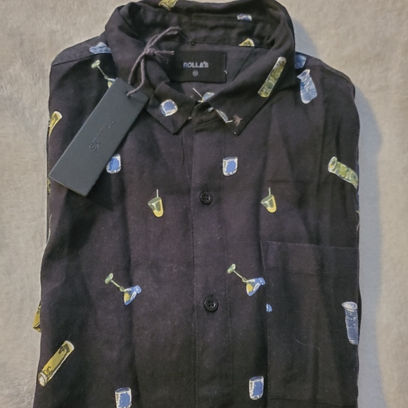 Rolla Bon Drinks On Me Shirt NWT - Picture 3 of 3